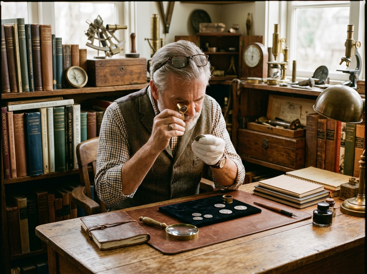 Vortex Metals specialist evaluating a vintage artifact