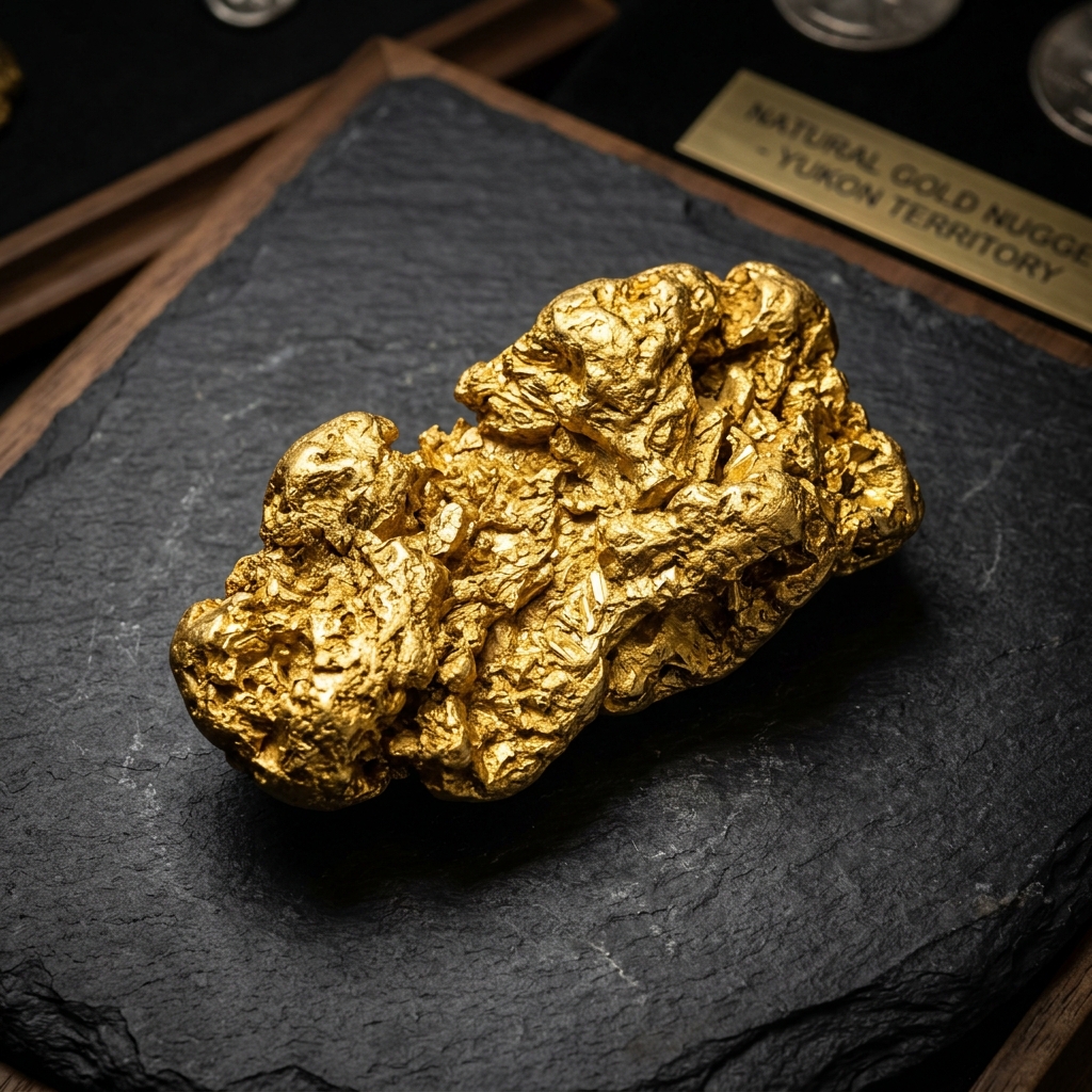 Natural gold nugget specimen